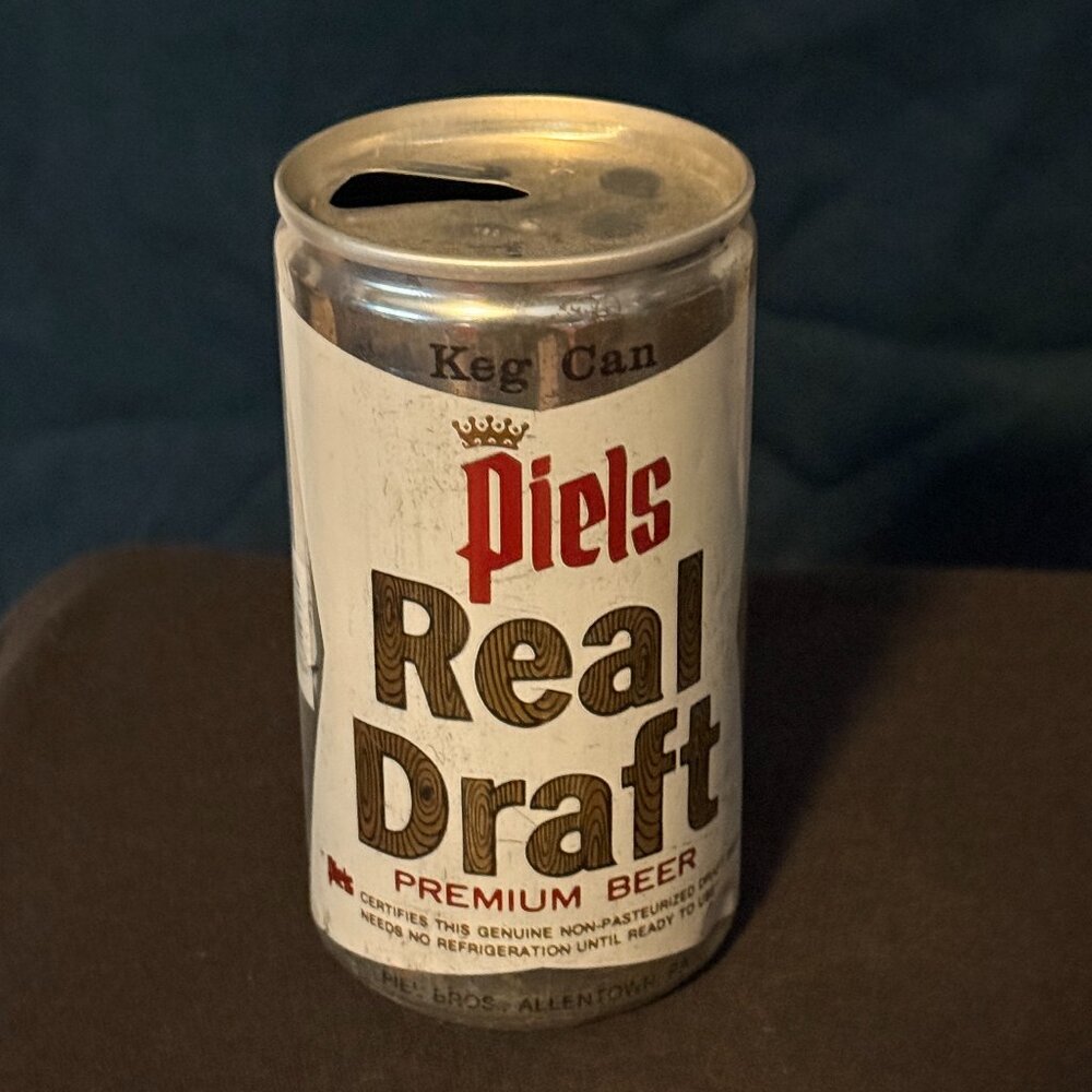Piels Real Draft  Vintage Keg Can